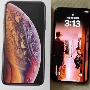 아이폰 XS 256 골드 카메라 무음 배터리 100 S급 뉴질랜드