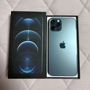 순정 아이폰 12프로 12pro 128기가 배터리 85 퍼시픽 블루