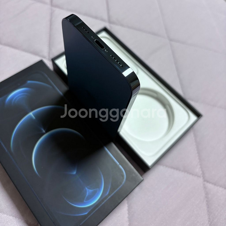 순정 아이폰 12프로 12pro 128기가 배터리 85 퍼시픽 블루--6