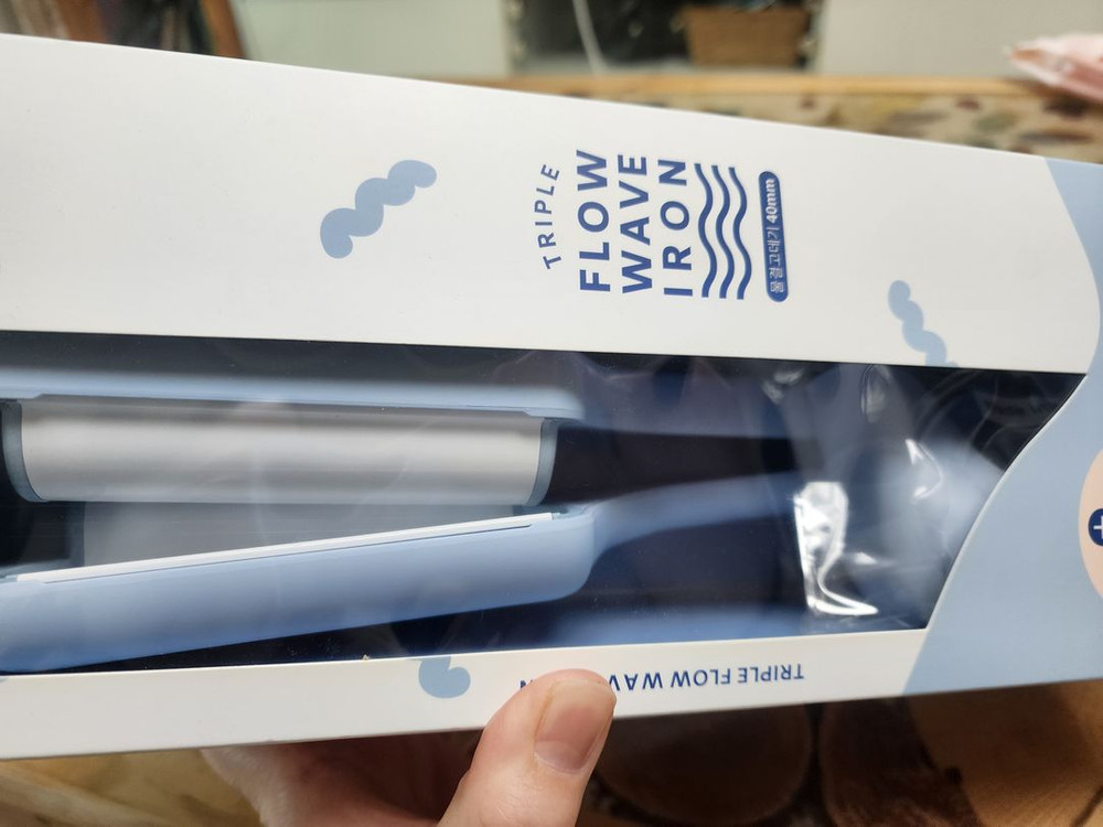 보다나 트리플 플로우 물결고데기 40mm--3