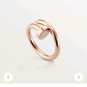 까르띠에 저스트앵끌루 링 클래식 정품 못반지 핑크골드 56호