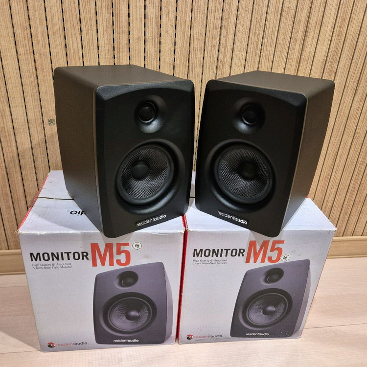 resident audio monitor M5 레지던트 오디오 M5 스피커 이미지