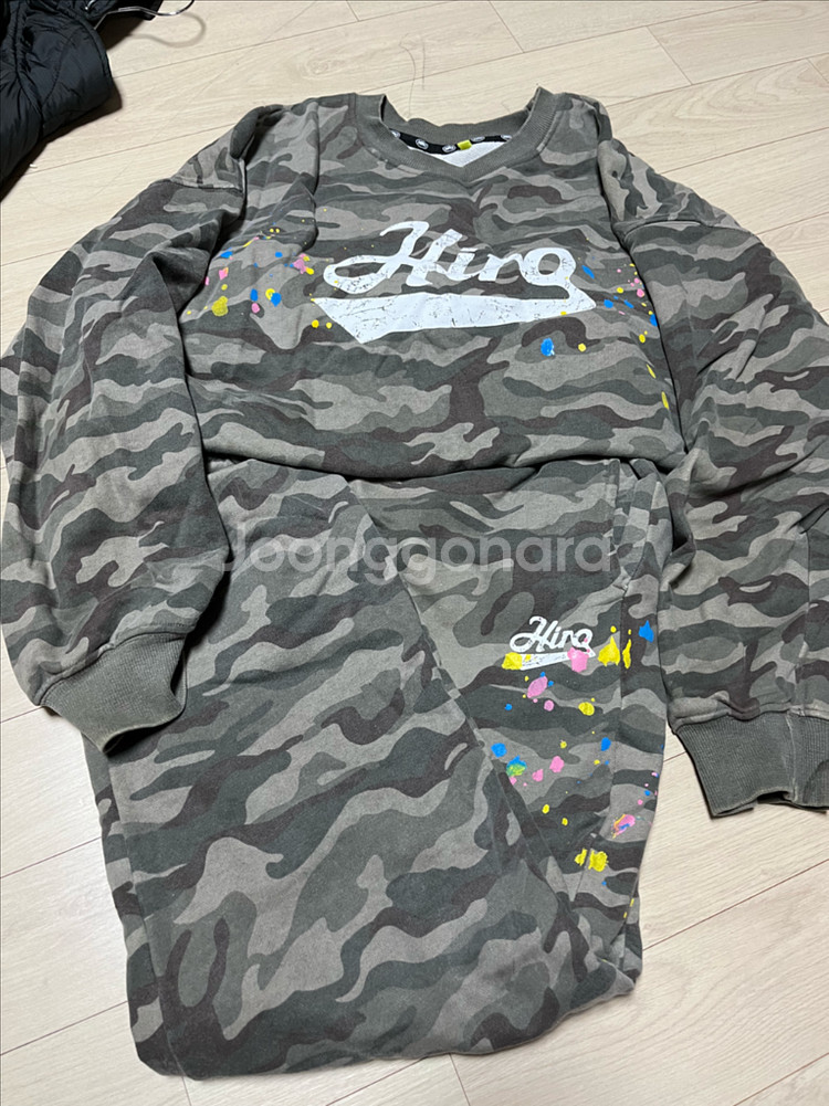 (히로 160사이즈) 상의2벌, 댄트랙팬츠, 후드상하세트, 카모상하세트--4