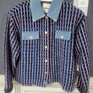 산드로 데님 자켓