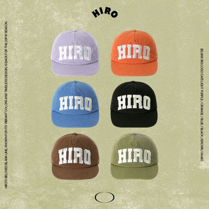 히로 블랭크 빅 로고 캡 브라운 새상품 이미지