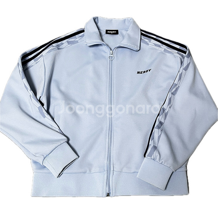 널디 모노그램 테이프 트랙 탑 스카이블루 XS--1