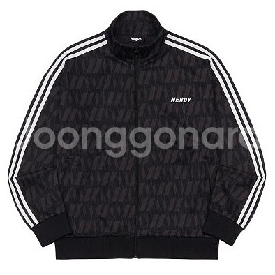 널디 모노그램 트랙 탑 블랙 XS--0