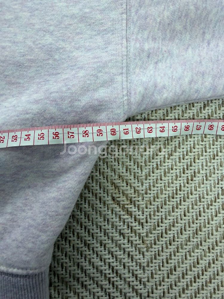 정품) 아디다스 여성 오버핏 크롭 라벤더 맨투맨 M--7