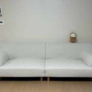 듀커소파 3인 베이지 워셔블 소파
