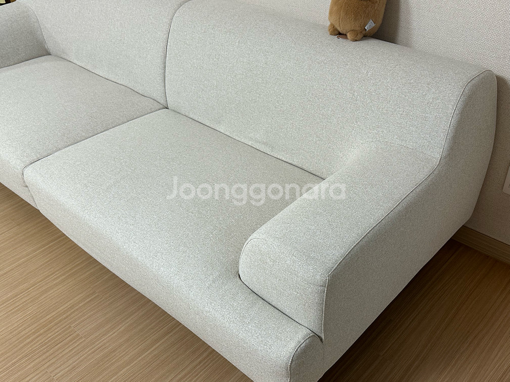 듀커소파 3인 베이지 워셔블 소파--1