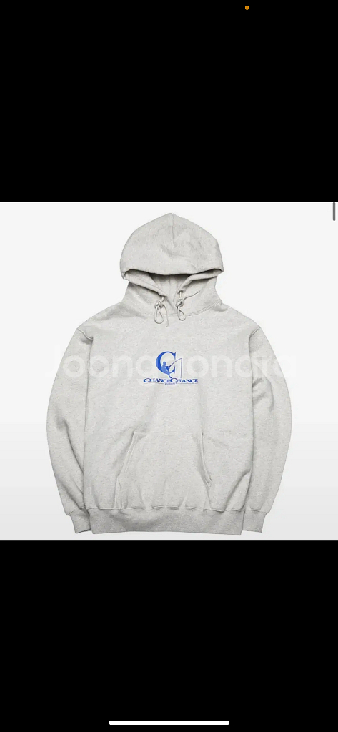 챈스챈스 회색 후드티--0