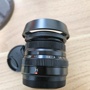 후지필름 xf35mm F2 렌즈 풀박스 + LH-XF35-2 정품렌즈후드