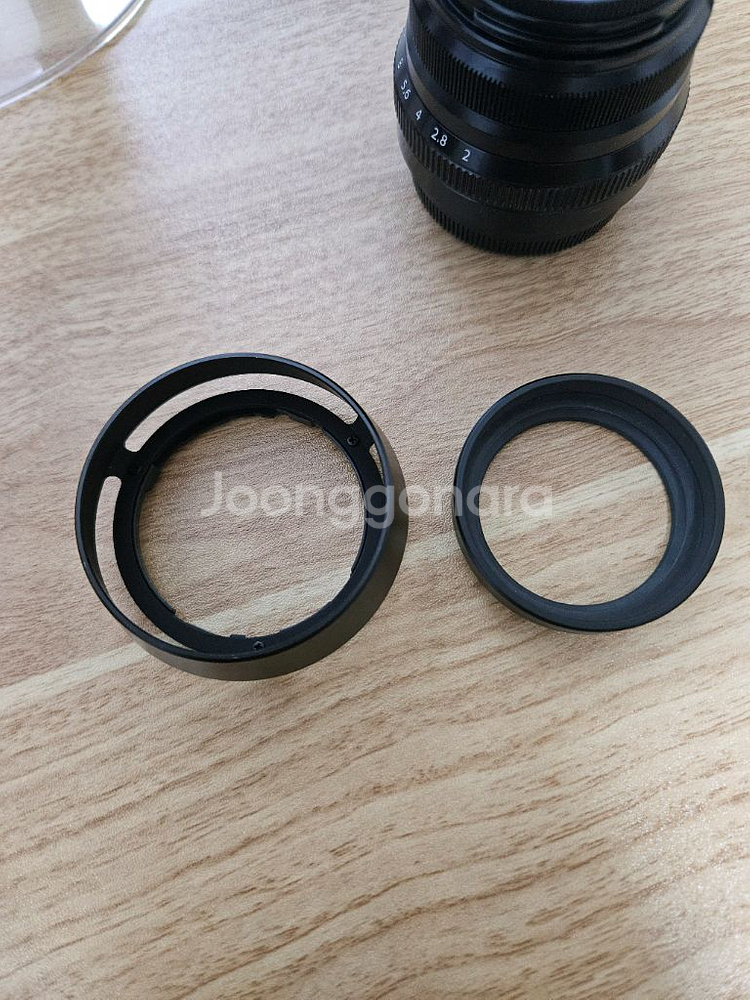 후지필름 xf35mm F2 렌즈 풀박스 + LH-XF35-2 정품렌즈후드--2