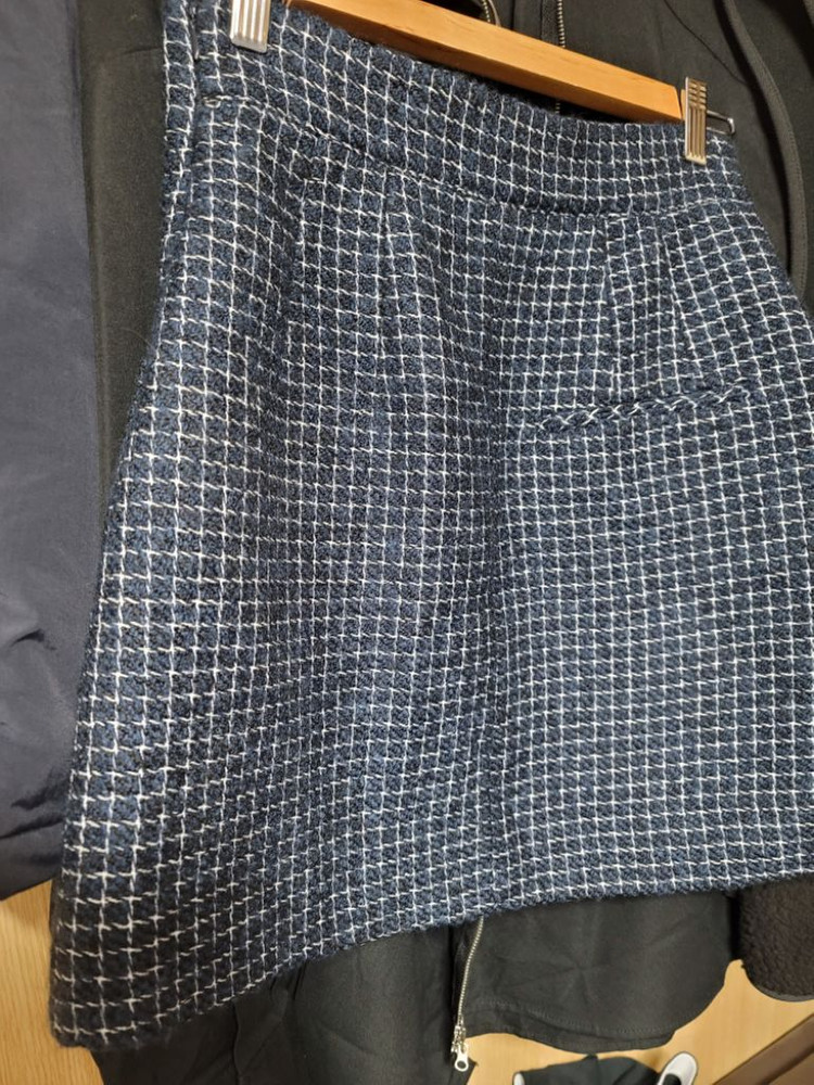 듀엘 트위드스커트 55--3