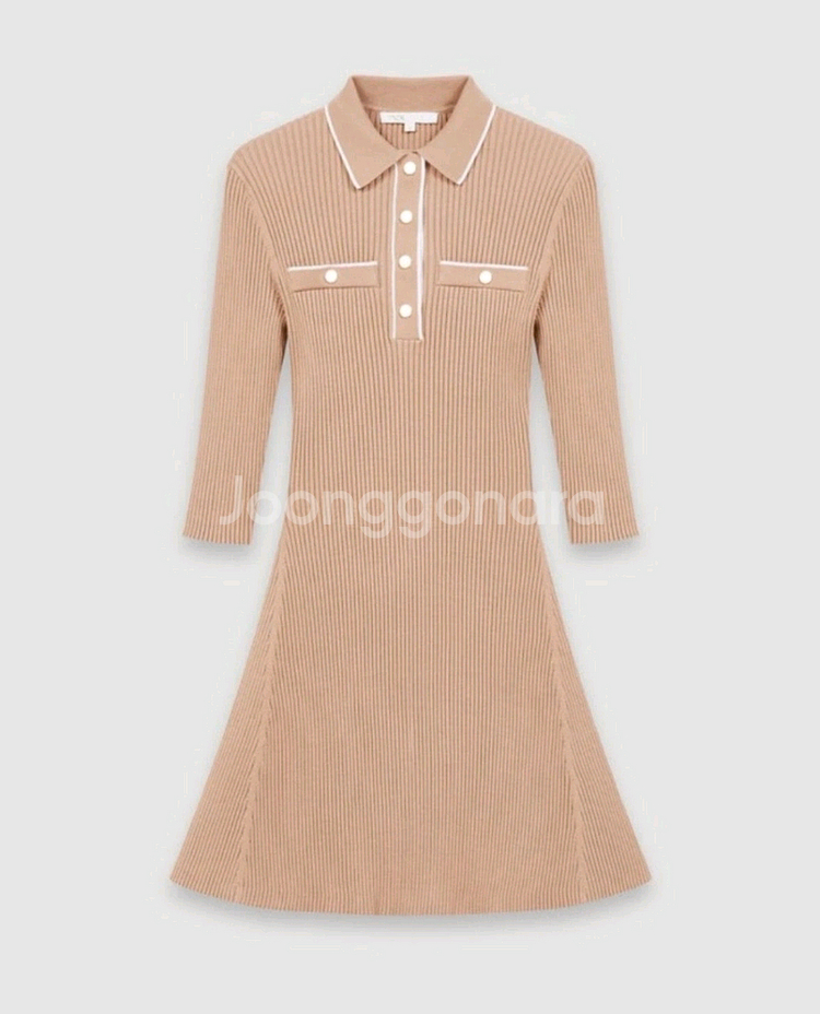 마쥬 골지원피스--1