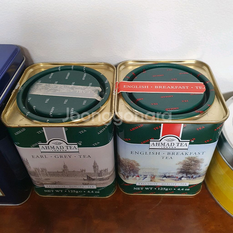 다양한 브랜드의 차 틴케이스 9개 일괄--5