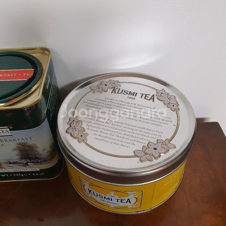 다양한 브랜드의 차 틴케이스 9개 일괄--6