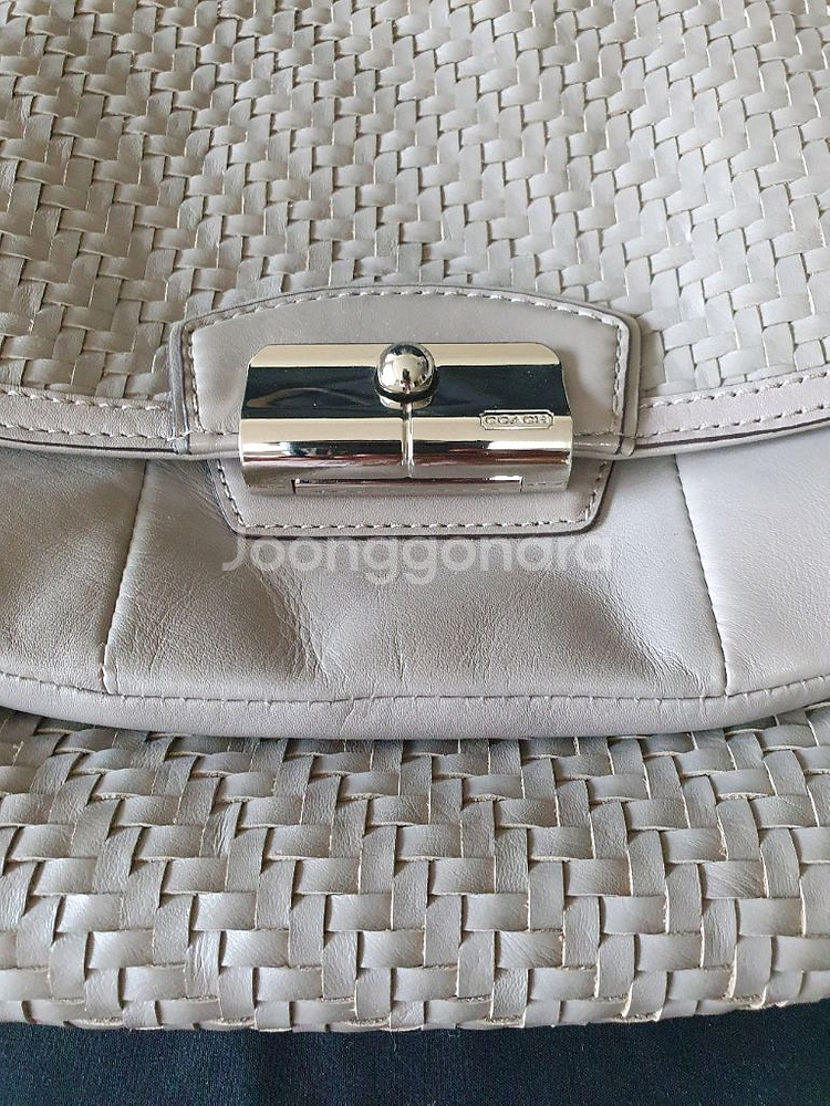 코치 COACH 위빙 천연 가죽 숄더백 / 크로스백 / 토트백--4