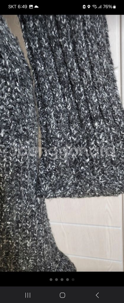 핸드메이드 니트롱코트(새상품)--4