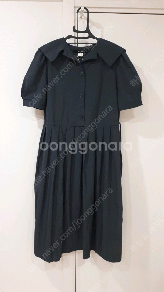 새상품 쥬시쥬디 와이드카라 플리츠원피스(착불)--0