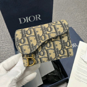 [A급] [정품]디올 오블리크 새들 반지갑 이미지