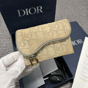 [A급] [정품]디올 오블리크 새들 반지갑 이미지