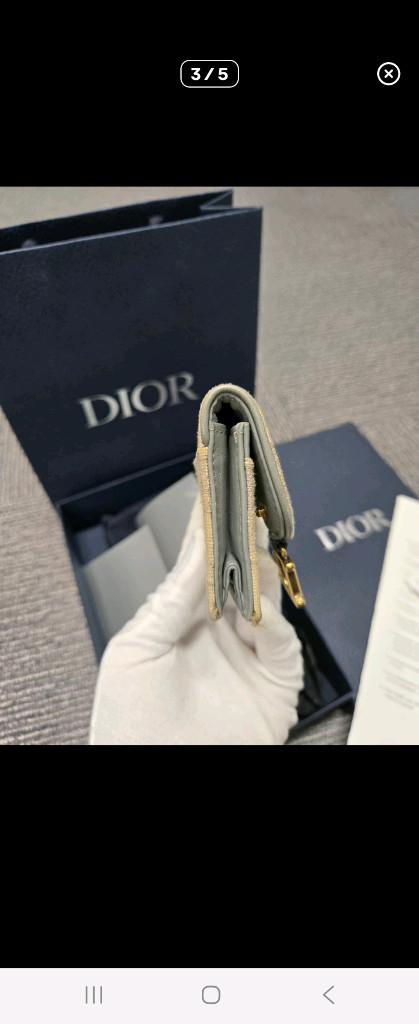 [A급] [정품]디올 오블리크 새들 반지갑 이미지