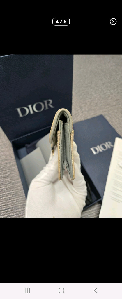 [A급] [정품]디올 오블리크 새들 반지갑 이미지