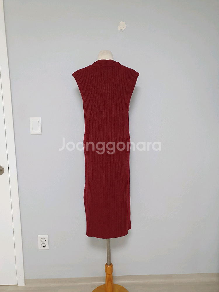 (상태좋음)밸리걸 골지니트 원피스 55~66반--1