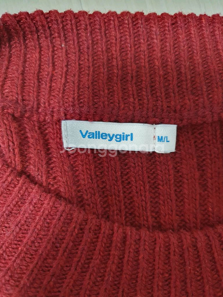 (상태좋음)밸리걸 골지니트 원피스 55~66반--5