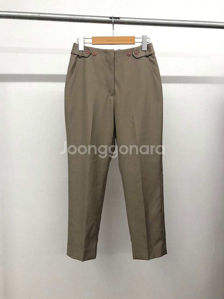 SIE 시에 사이드 버튼 크롭 팬츠 S--0