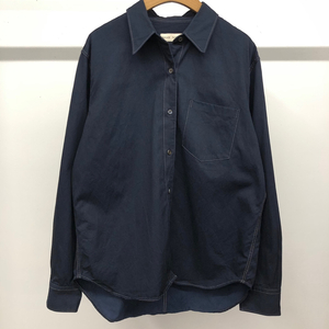 파사드패턴 클래식 셔츠 프렌치 네이비 M