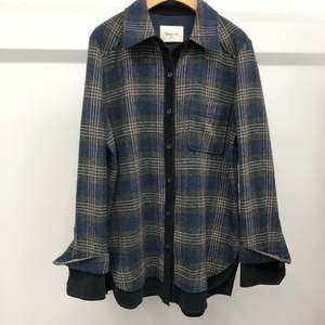 프랑스 베르니스 울 코듀로이 셔츠 자켓 38사이즈