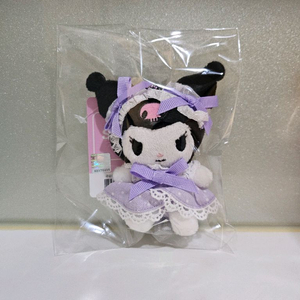 산리오 쿠로미 메이드 뽀글이인형고리 (정품/새상품)