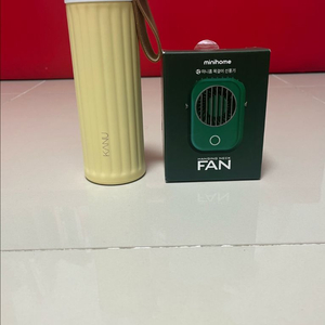 카누 보온병+미니홈 목걸이 선풍기