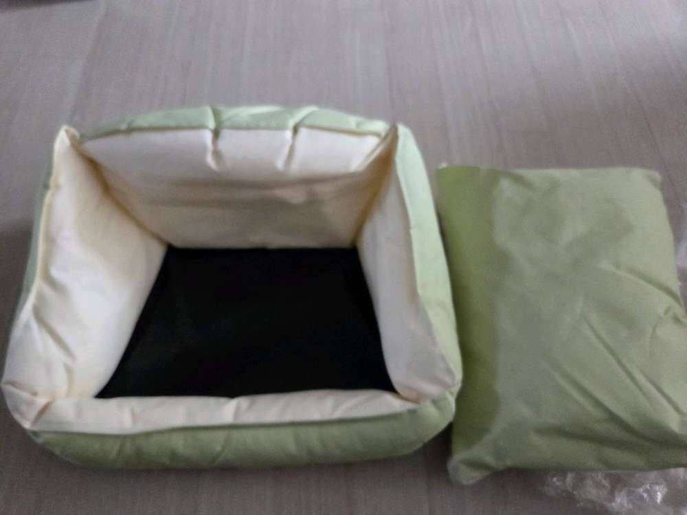 데이즈온샵 반려견 강아지 푹신한 방수 소파 침대 쿠션 그린 소형--2