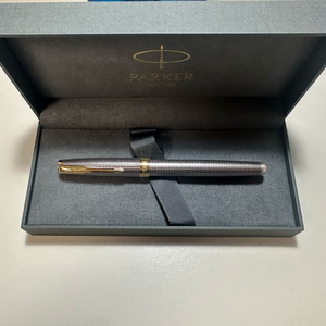 파카 소네트 실버치즐 18k F촉 만년필