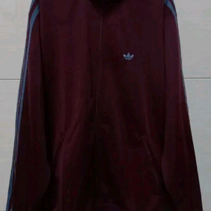 아디다스 BB트랙탑 마룬 와인 버건디 저지 져지집업 85/XS