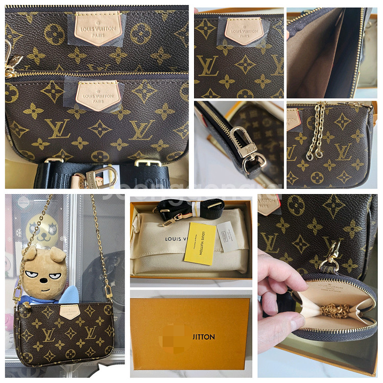 크로스백 가방 지갑 크로스 악세수아가방 3단지갑 반지갑 가방 지갑 2종세트--2