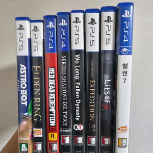 PS4/PS5 게임 타이틀 모음