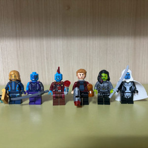 레고 호환 마블 어벤져스 가디언즈 오브 더 갤럭시 미니피규어 일괄 이미지