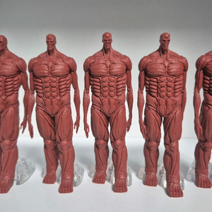 진격의 거인 땅울림 I상 거인 피규어 5종