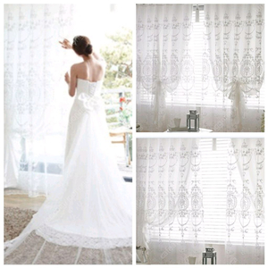 커튼세트 레이스 슈퍼특대형자수 커튼 자수커튼