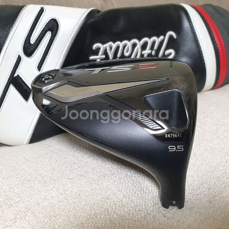 타이틀리스트 TS2 9.5도 드라이버 정품(헤드와 커버)상태좋아요--3