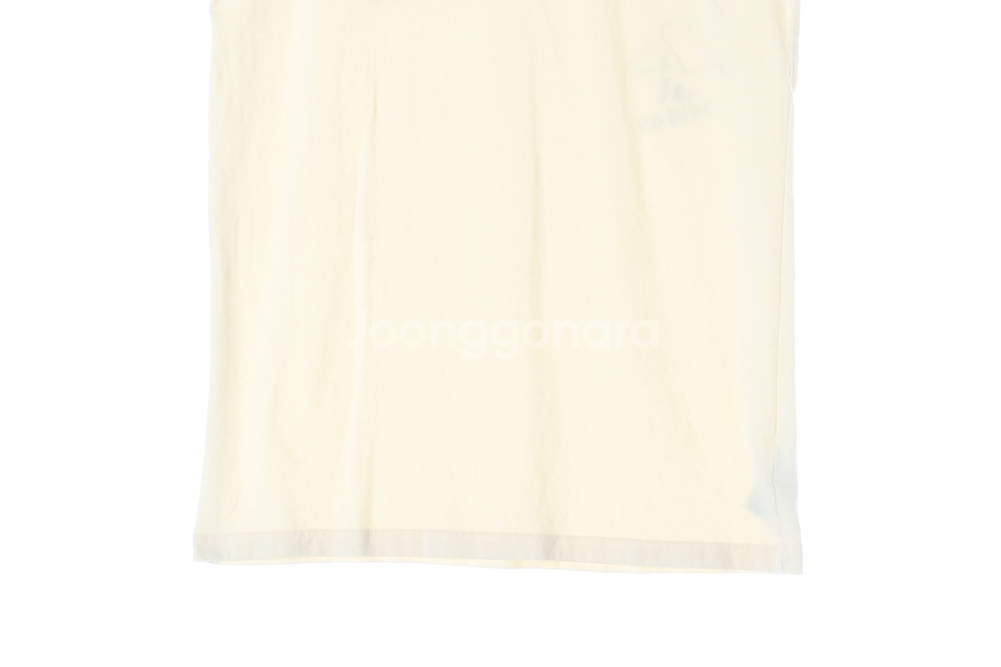 [M]아디다스 라이트옐로우 하트 로고 낙서 반팔 롱 티셔츠 원피스--3