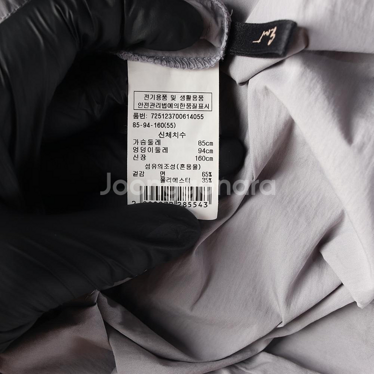 [S]지컷 그레이 스트링 반팔 포켓 원피스 드레스--6