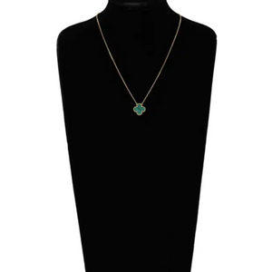 반클리프 빈티지 알함브라 목걸이 말라카이트