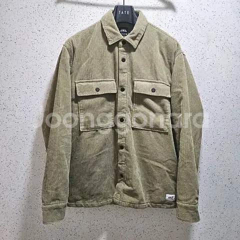 L) 자라 코듀로이 퀄팅 오버셔츠 셔츠형자켓 dnwr 1063 400--3