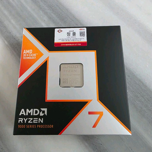 AMD 라이젠 7 6세대 9800X3D 미개봉 새제품 팝니다