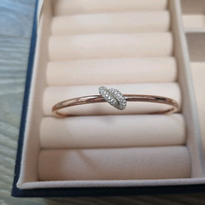 14k 꼬임장식 뱅글팔찌(새상품)